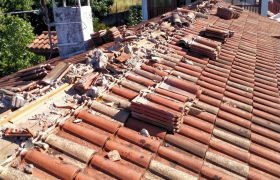 remplacement d'un faîtage à sec 